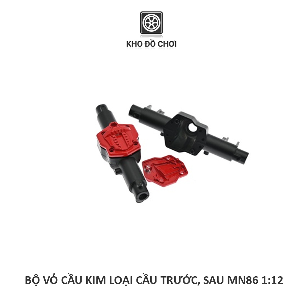 Bộ vỏ cầu kim loại cầu trước, cầu sau lắp xe MN86 tỉ lệ 1:12