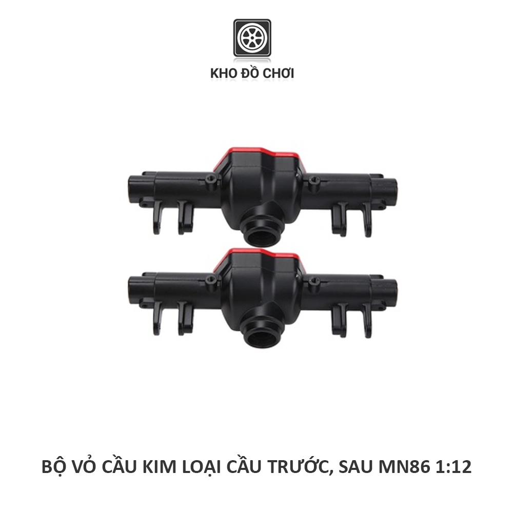 Bộ vỏ cầu kim loại cầu trước, cầu sau lắp xe MN86 tỉ lệ 1:12