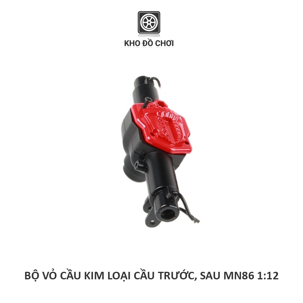 Bộ vỏ cầu kim loại cầu trước, cầu sau lắp xe MN86 tỉ lệ 1:12