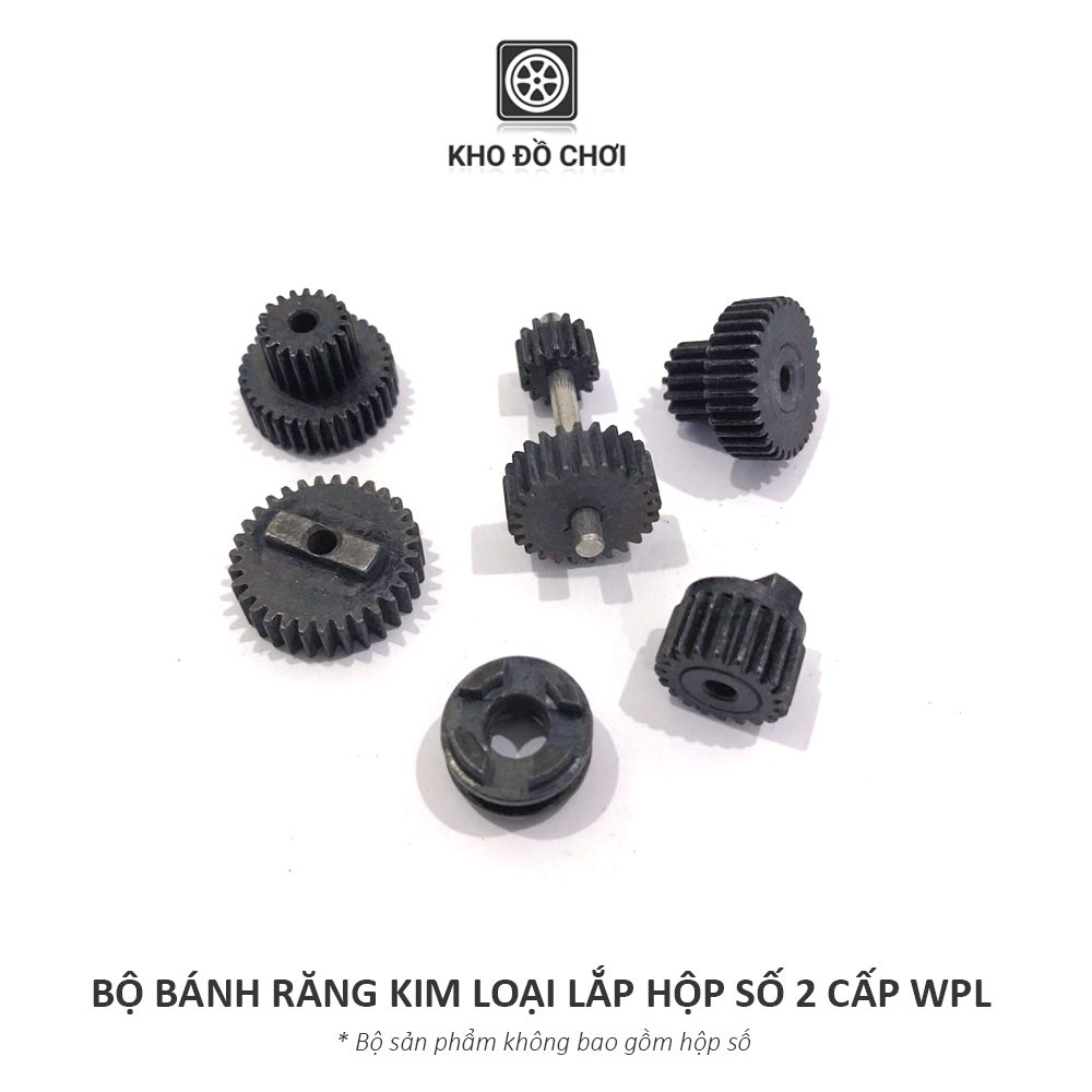 Bộ bánh răng kim loại nâng cấp cho hộp số 2 cấp WPL tỉ lệ 1:16