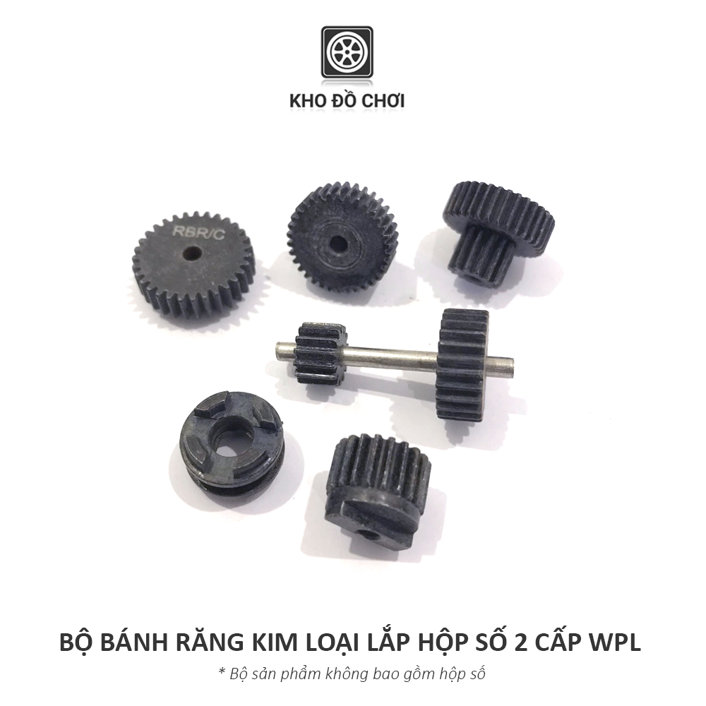 Bộ bánh răng kim loại nâng cấp cho hộp số 2 cấp WPL tỉ lệ 1:16