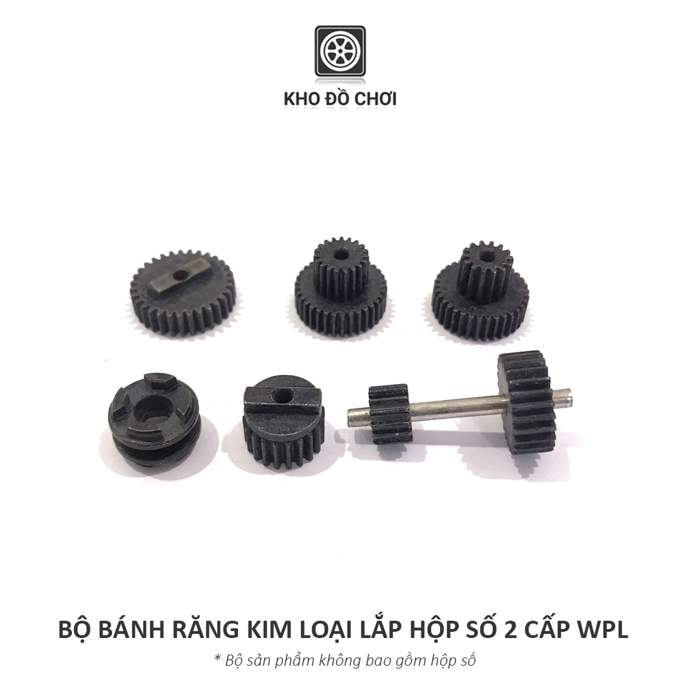 Bộ bánh răng kim loại nâng cấp cho hộp số 2 cấp WPL tỉ lệ 1:16