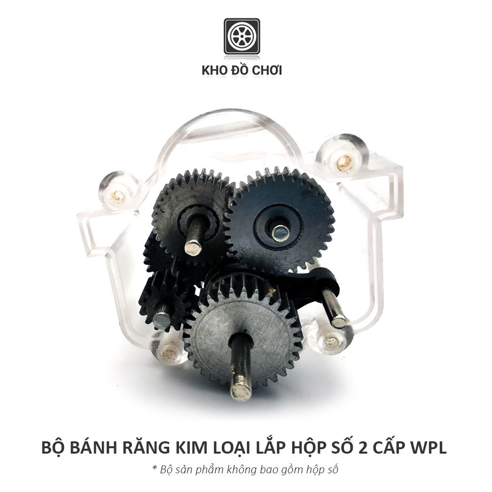Bộ bánh răng kim loại nâng cấp cho hộp số 2 cấp WPL tỉ lệ 1:16
