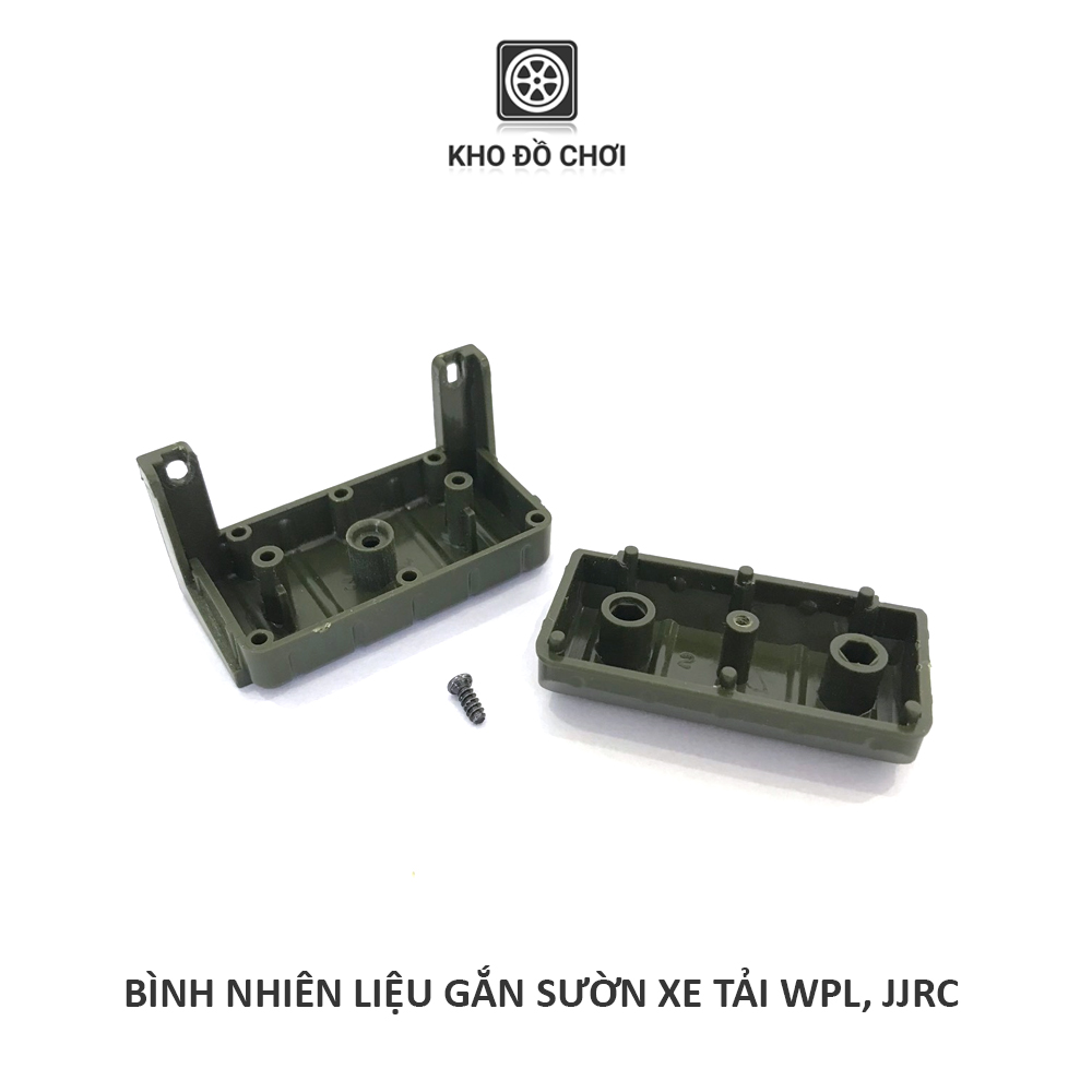 Bình nhiên liệu gắn sườn xe tải WPL, JJRC tỉ lệ 1:16