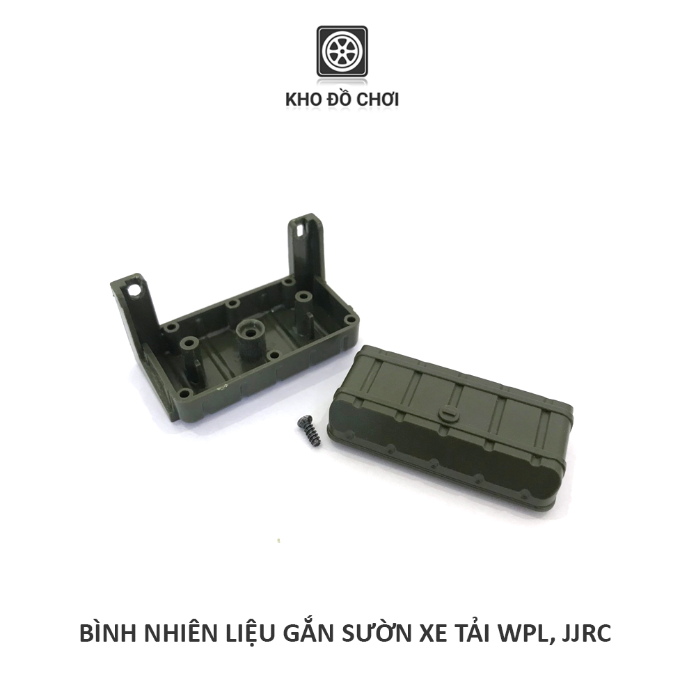 Bình nhiên liệu gắn sườn xe tải WPL, JJRC tỉ lệ 1:16