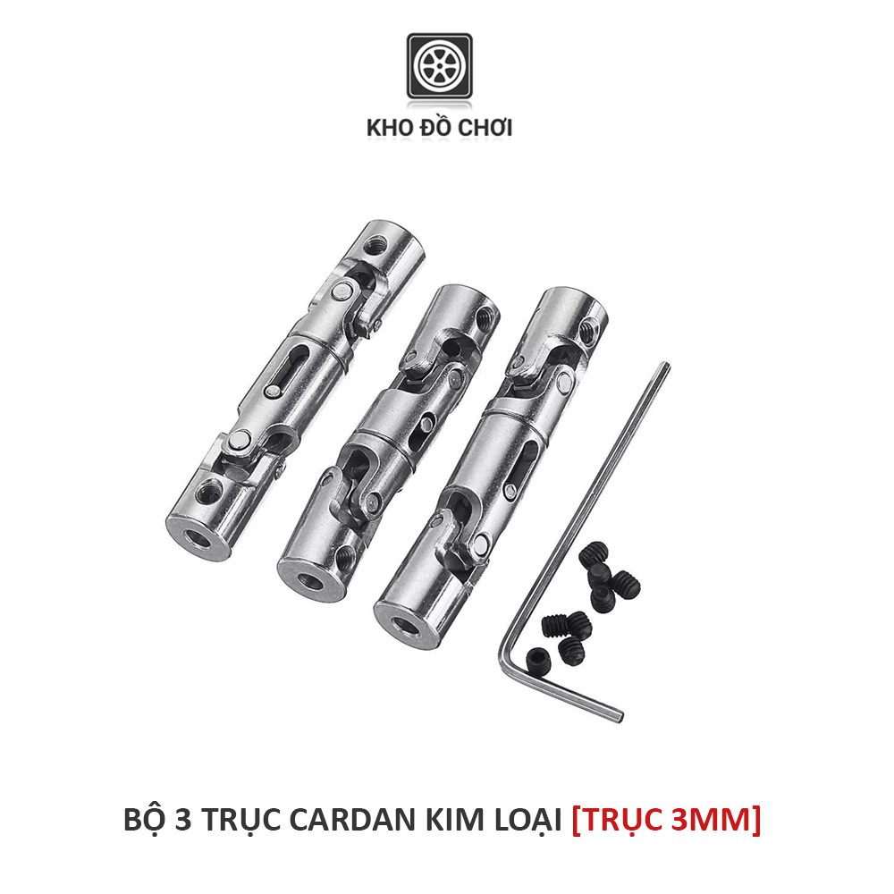 Bộ 3 trục cardan kim loại lắp cho xe tải 3 cầu FY004