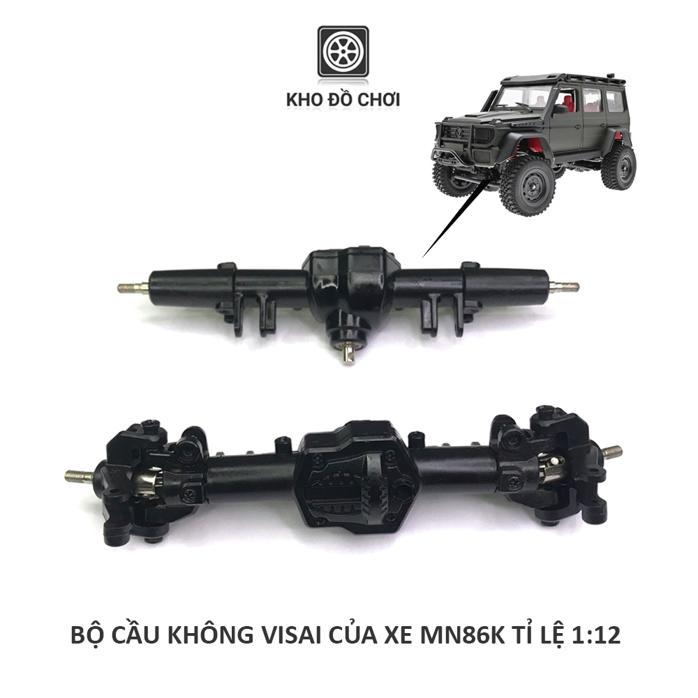 Bộ cầu không visai lắp cho xe MN86K tỉ lệ 1:12