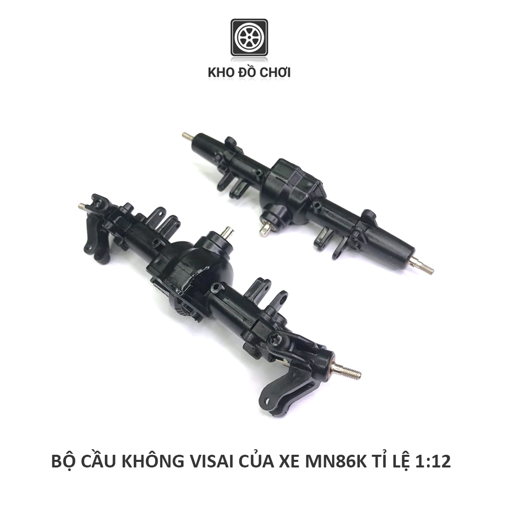 Bộ cầu không visai lắp cho xe MN86K tỉ lệ 1:12