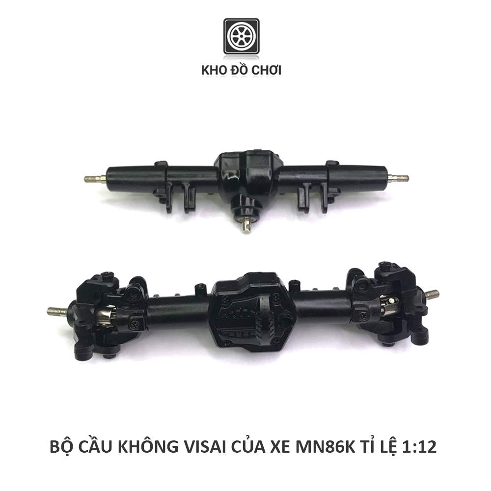 Bộ cầu không visai lắp cho xe MN86K tỉ lệ 1:12
