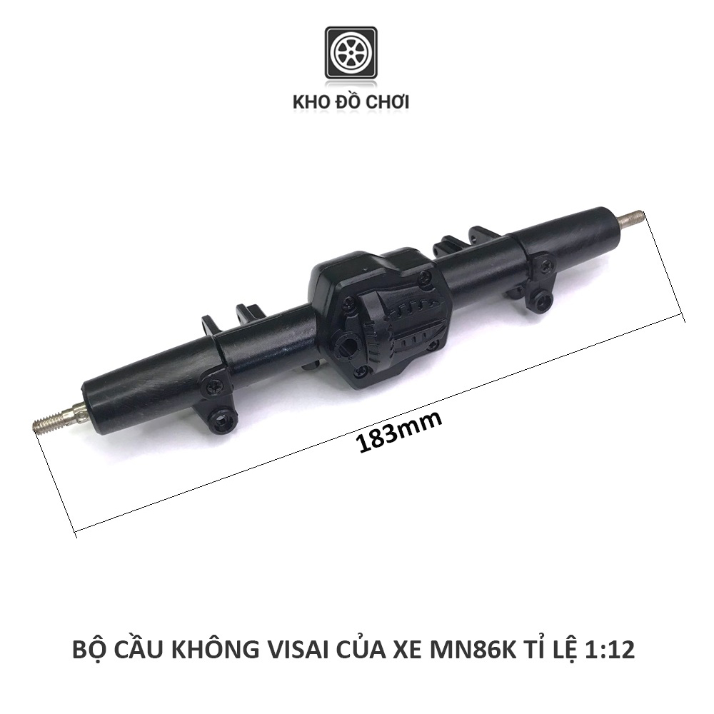 Bộ cầu không visai lắp cho xe MN86K tỉ lệ 1:12