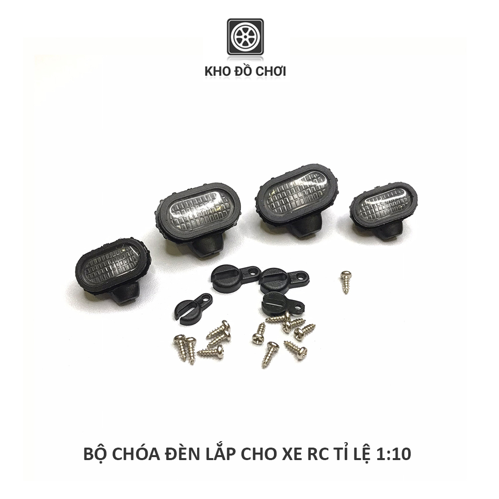 Chóa đèn lắp cho xe mô hình điều khiển D90, SCX10, TRX4 tỉ lệ 1:10