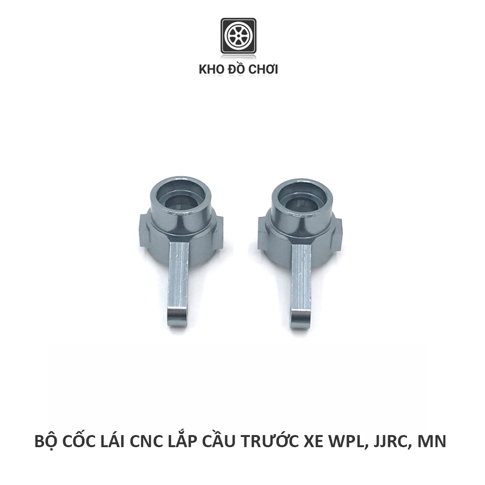 Bộ cốc lái cầu trước CNC kèm phụ kiện lắp xe WPL, JJRC, MN tỉ lệ 1:16, 1:12