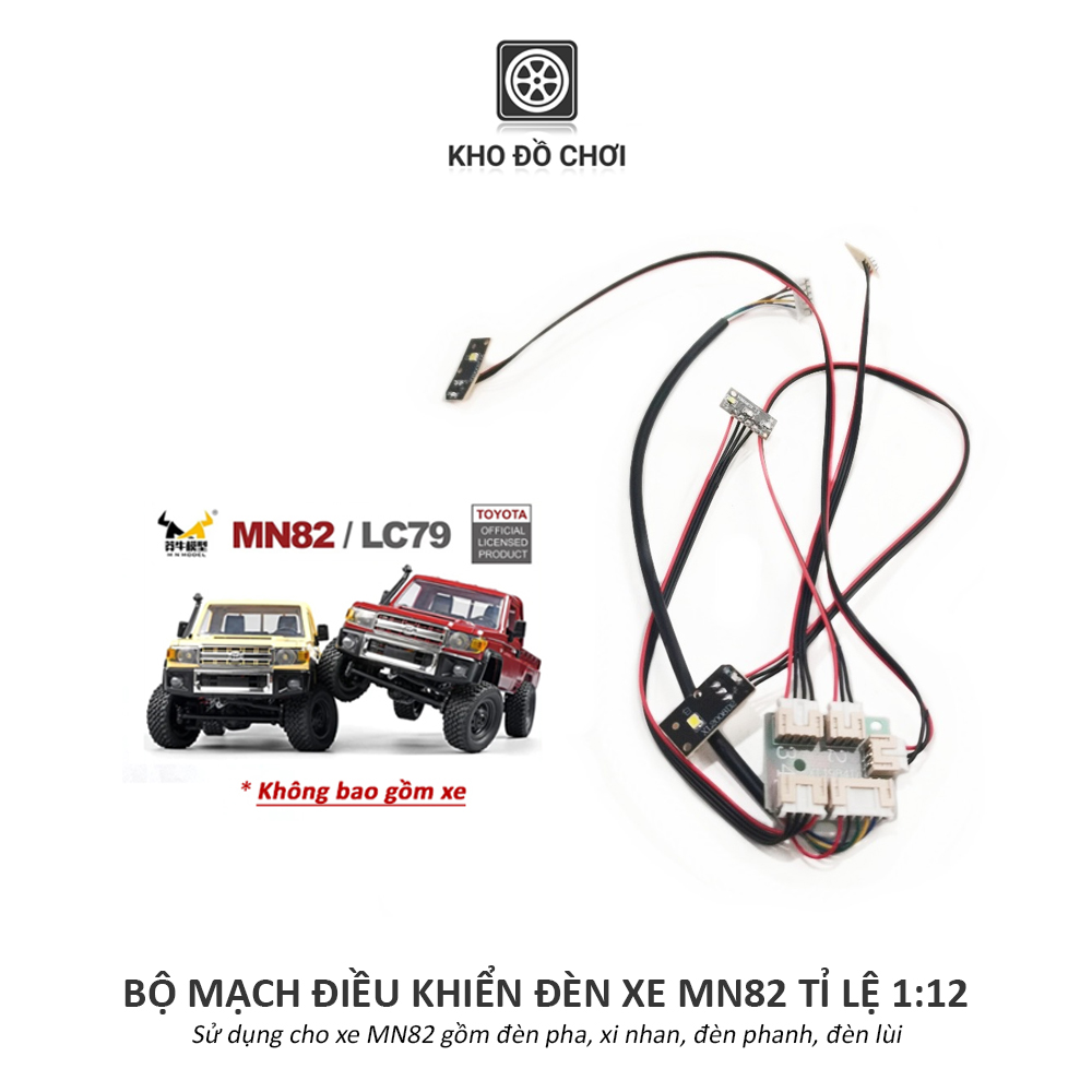 Bộ điều khiển MN88K/7A 2.4Ghz 2 kênh (Nâng cấp xe MN99s, MN82, MN78, MN168,...)