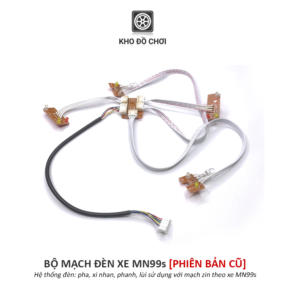 Mạch điều khiển đèn pha, xi nhan, phanh, lùi, hazard cho xe MN99s tỉ lệ 1:12