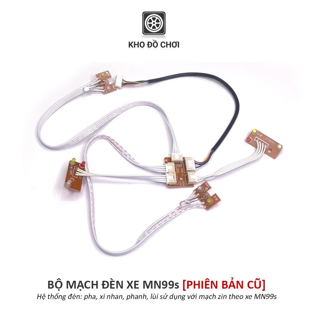 Mạch điều khiển đèn pha, xi nhan, phanh, lùi, hazard cho xe MN99s tỉ lệ 1:12