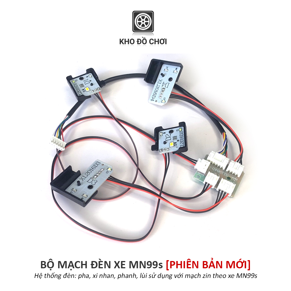 Mạch điều khiển đèn pha, xi nhan, phanh, lùi, hazard cho xe MN99s tỉ lệ 1:12