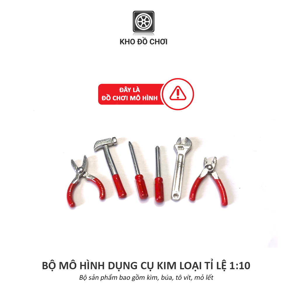 Mô hình bộ dụng cụ sửa chữa kim loại tỉ lệ 1:10