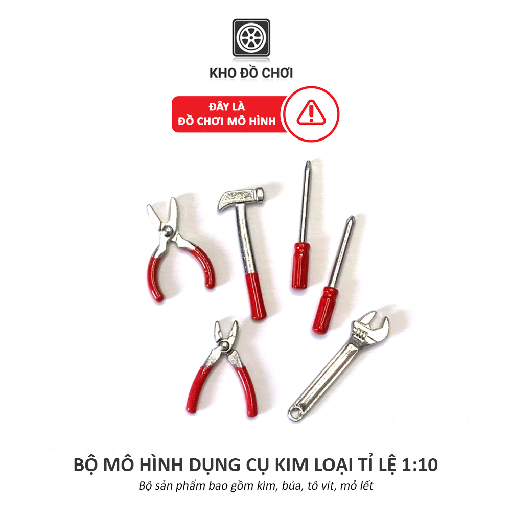 Mô hình bộ dụng cụ sửa chữa kim loại tỉ lệ 1:10