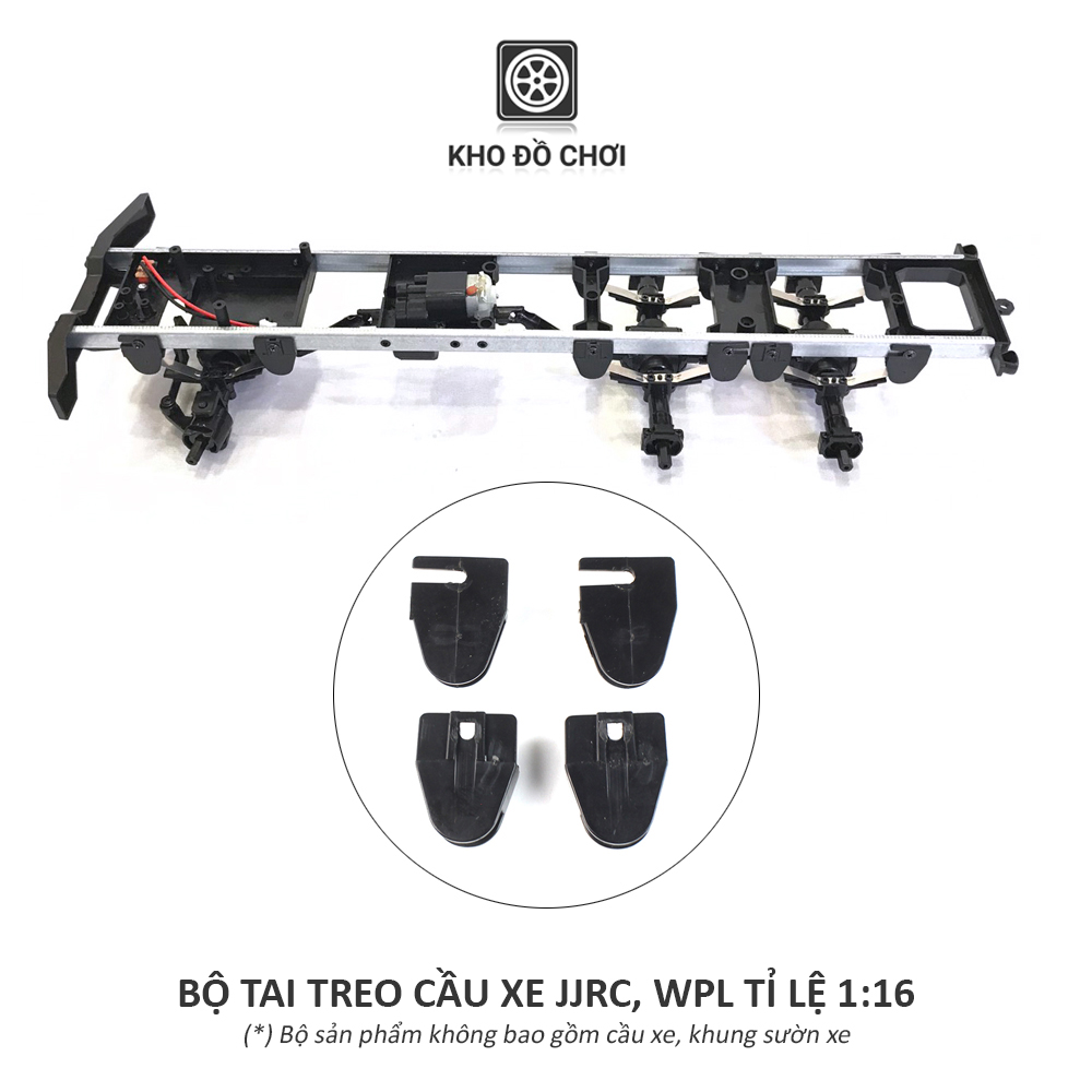 Bộ tai treo cầu xe tải JJRC, WPL tỉ lệ 1:16