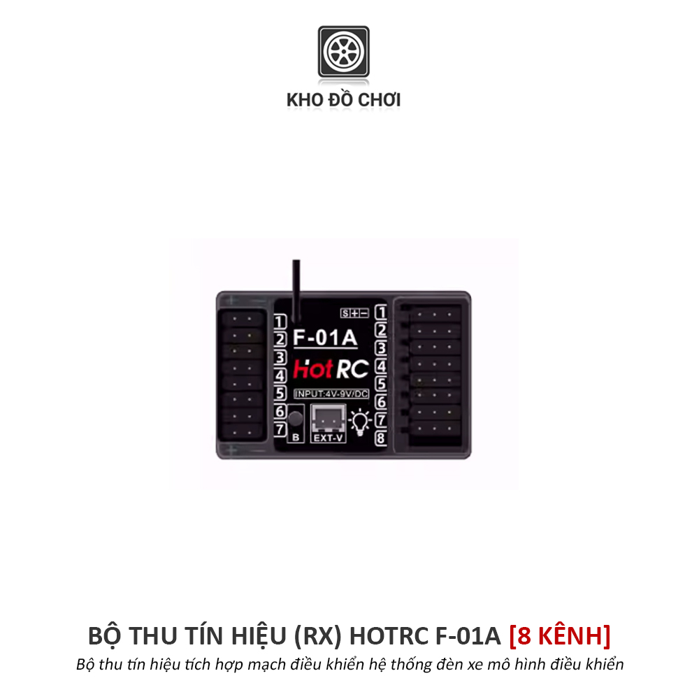 Bộ thu tín hiệu Rx HotRC CT400, F06A, F08A, F01A, F10A