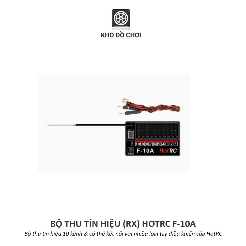 Bộ thu tín hiệu Rx HotRC CT400, F06A, F08A, F01A, F10A