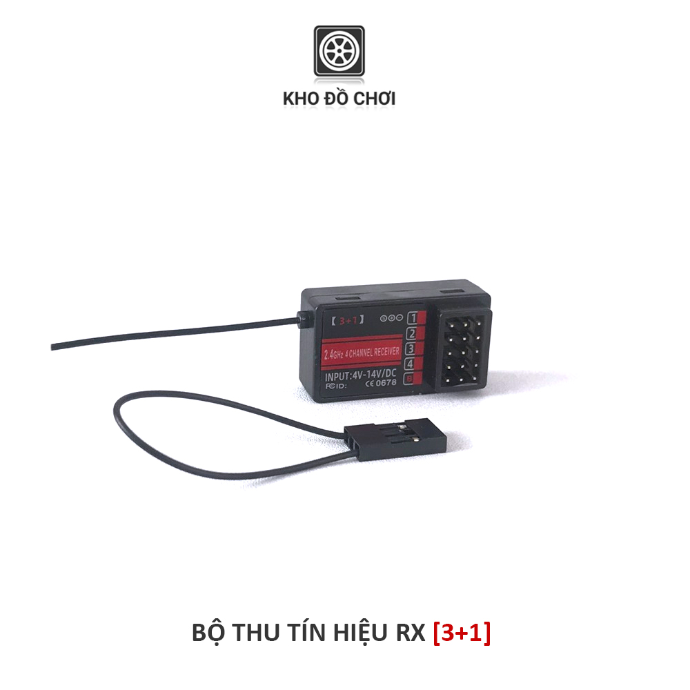 Tay điều khiển HotRC CT400 2.4Ghz | 4 Kênh (Nhớ được nhiều Rx)