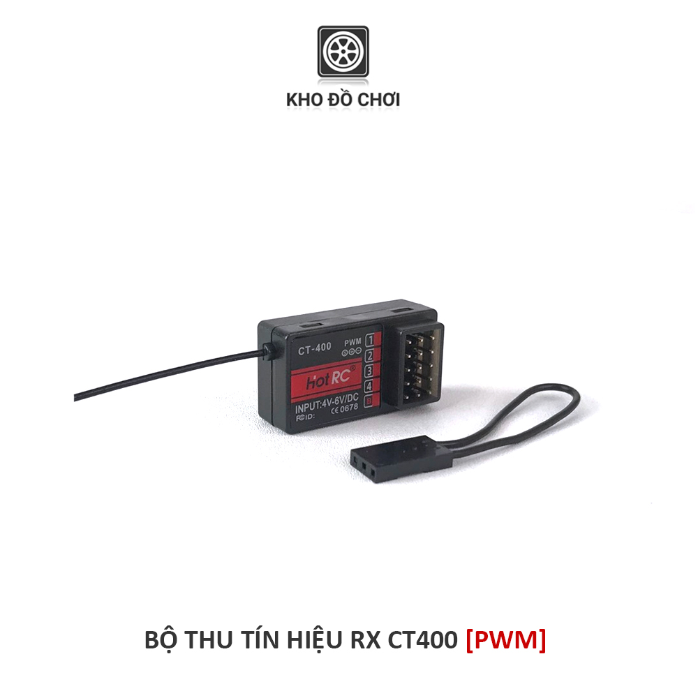 Tay điều khiển HotRC CT400, CT600 2.4Ghz | 4-6 Kênh