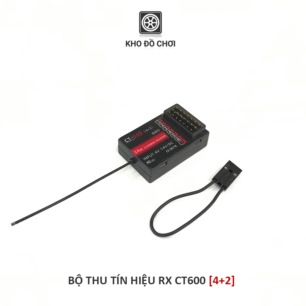 Tay điều khiển HotRC CT400, CT600 2.4Ghz | 4-6 Kênh