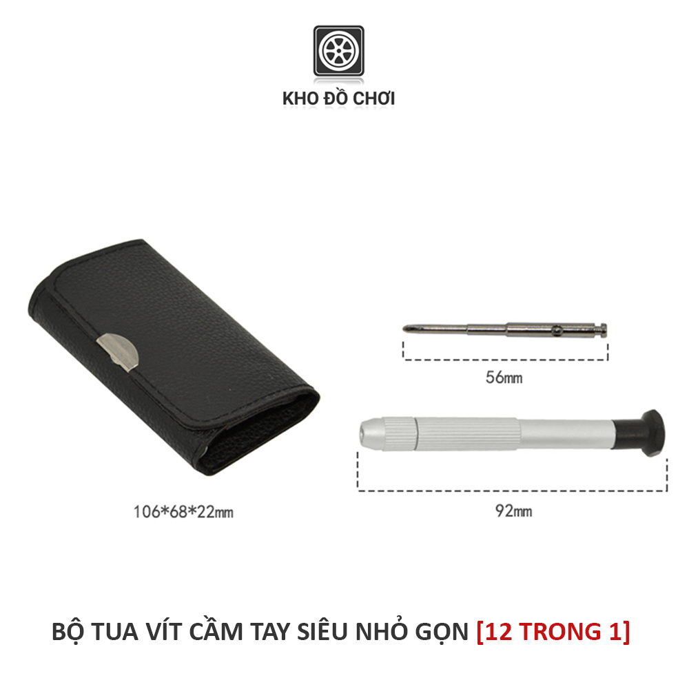 Bộ tua vít đa năng - siêu nhỏ gọn 12 trong 1