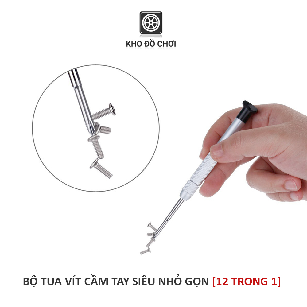 Bộ tua vít đa năng - siêu nhỏ gọn 12 trong 1