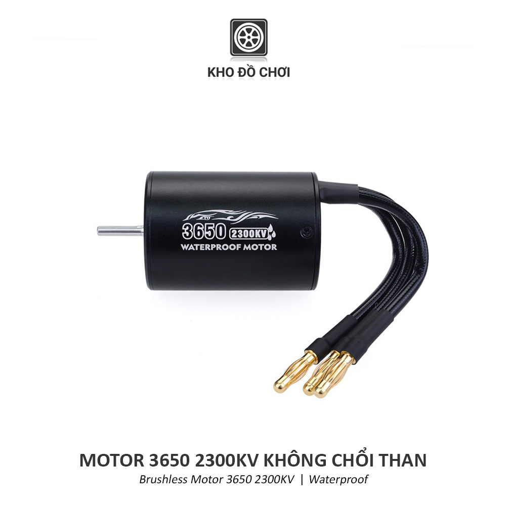 Mạch điều khiển ESC 60A và Motor 3650 2300KV không chổi than (Brushless) | Chống nước