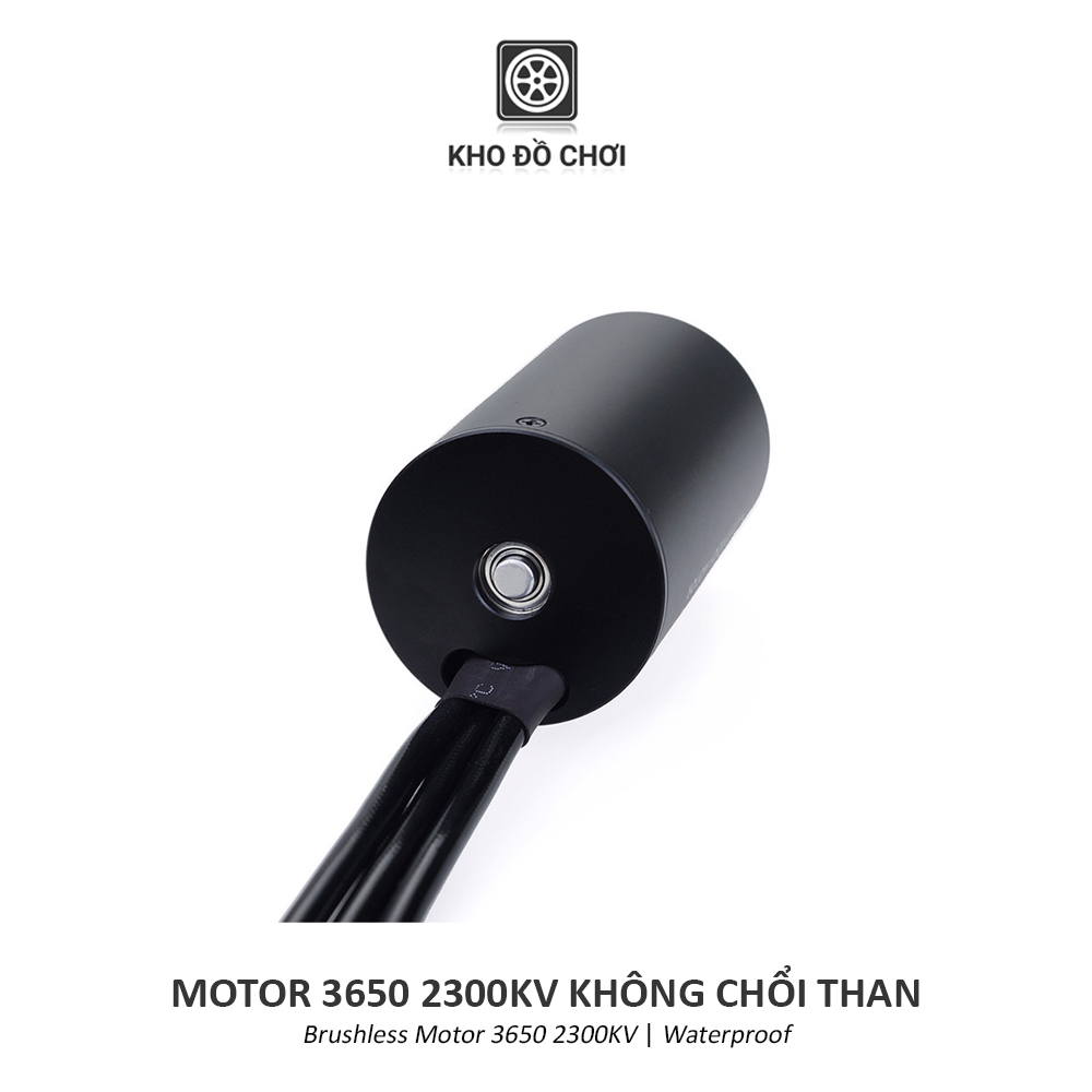Mạch điều khiển ESC 60A và Motor 3650 2300KV không chổi than (Brushless) | Chống nước