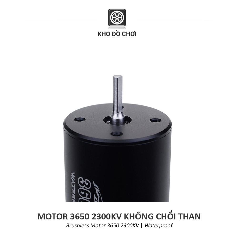 Mạch điều khiển ESC 60A và Motor 3650 2300KV không chổi than (Brushless) | Chống nước