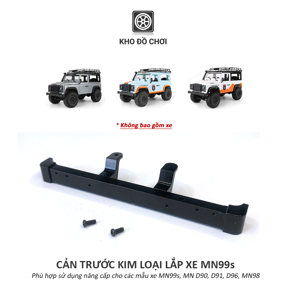 Cản trước kim loại lắp xe MN99s tỉ lệ 1:12