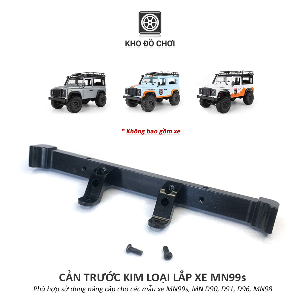 Cản trước kim loại lắp xe MN99s tỉ lệ 1:12
