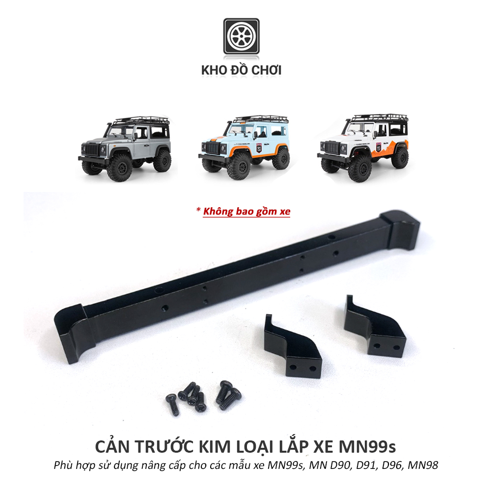 Cản trước kim loại lắp xe MN99s tỉ lệ 1:12