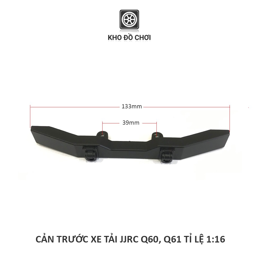 Cản trước lắp cho xe tải JJRC Q60, Q61 tỉ lệ 1:16