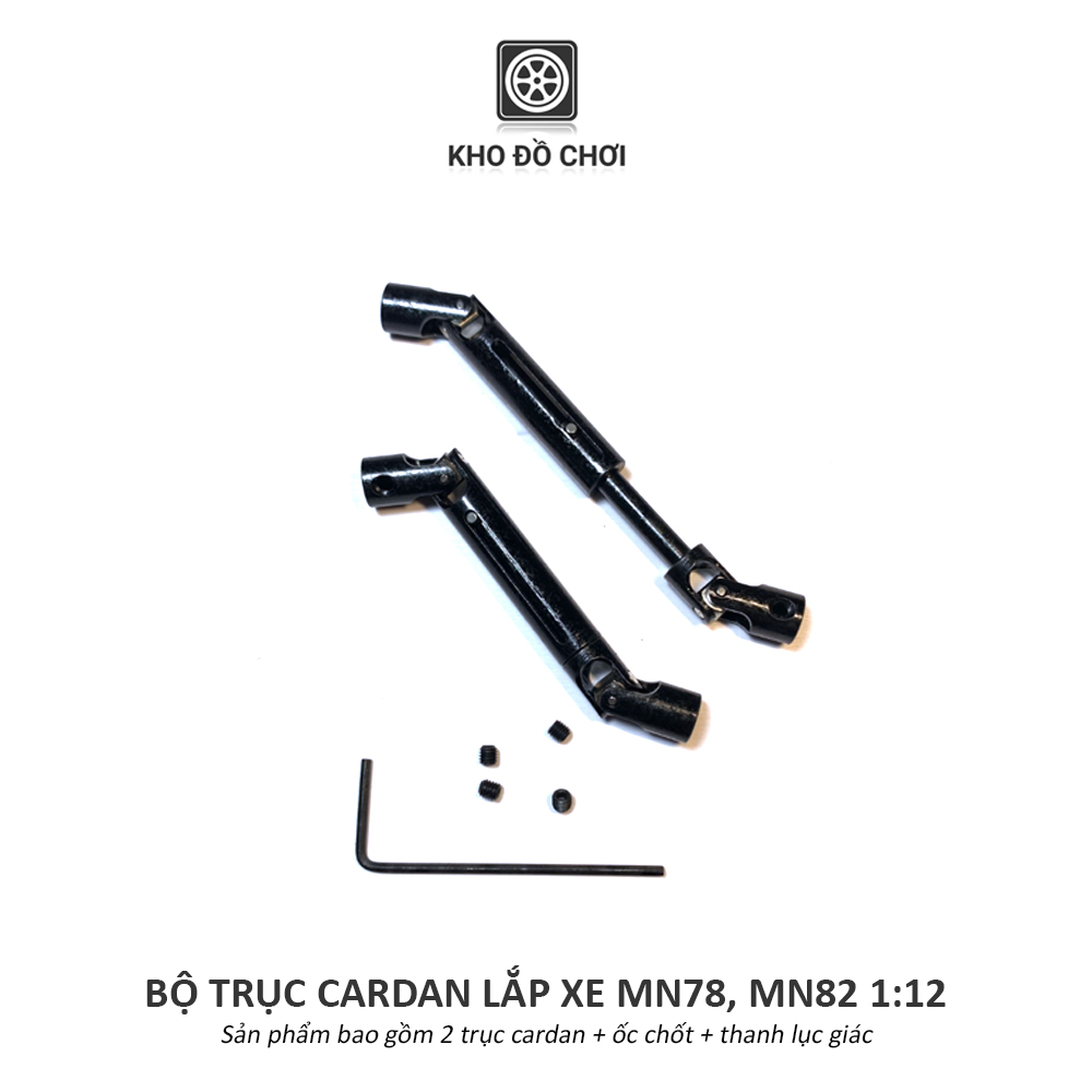 Trục cardan kim loại nâng cấp xe MN78, MN82 tỉ lệ 1:12