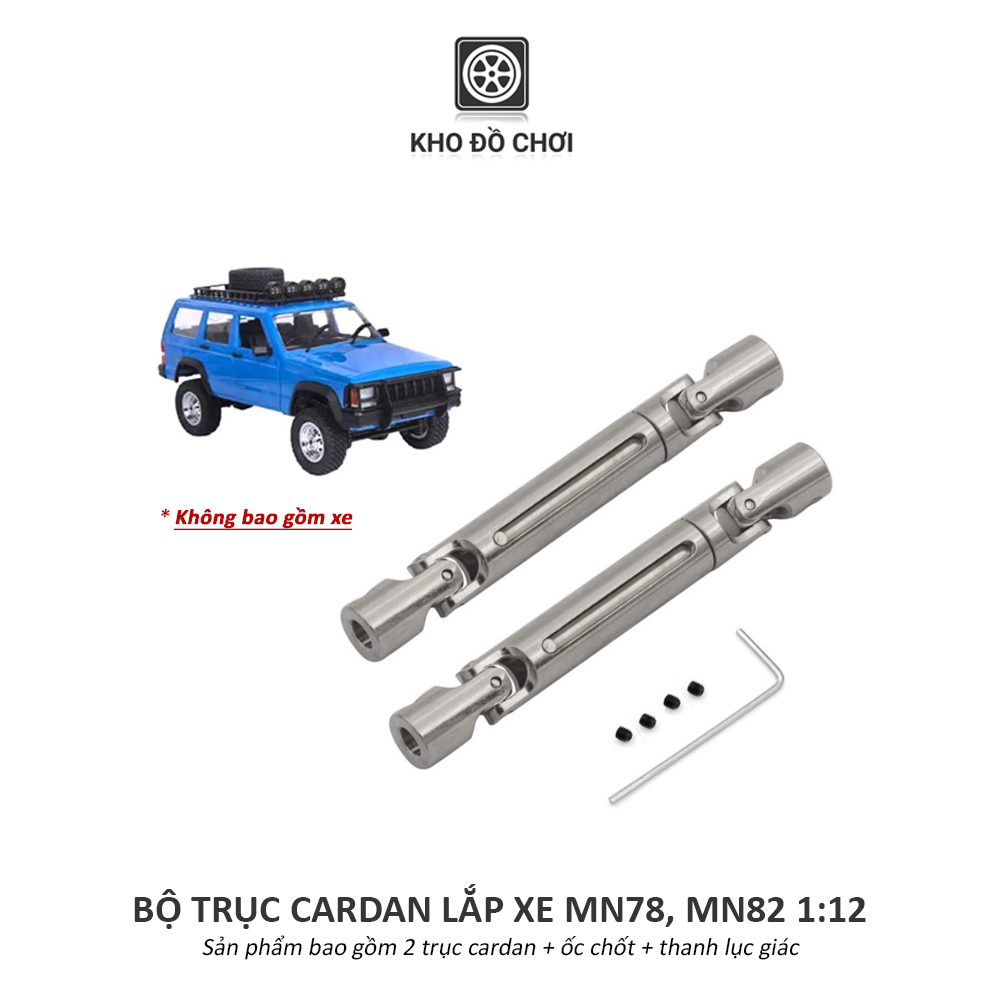 Trục cardan kim loại nâng cấp xe MN78, MN82 tỉ lệ 1:12