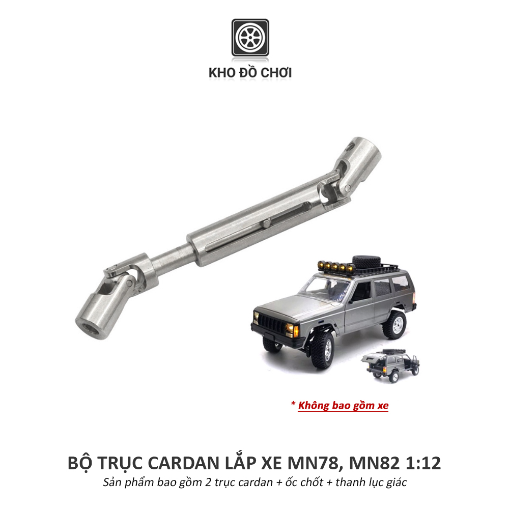 Trục cardan kim loại nâng cấp xe MN78, MN82 tỉ lệ 1:12