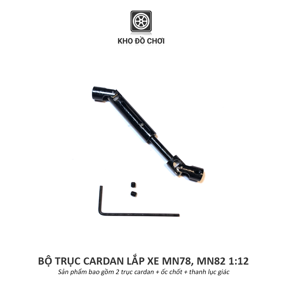 Trục cardan kim loại nâng cấp xe MN78, MN82 tỉ lệ 1:12