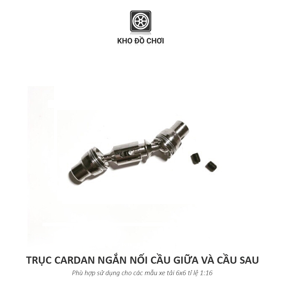 Trục cardan kim loại lắp cho xe RC WPL, JJRC, MN tỉ lệ 1:16, 1:12 (Màu bạc)