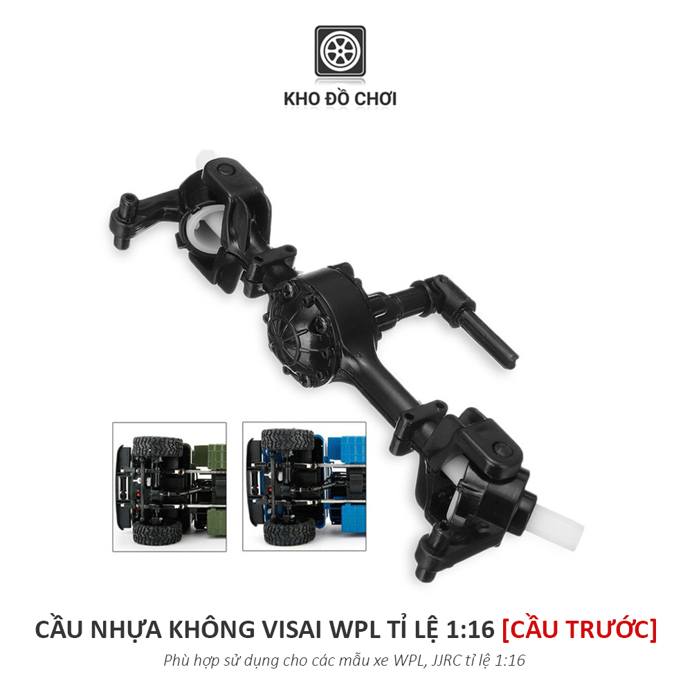 Cầu nhựa không visai WPL tỉ lệ 1:16 (13CM)
