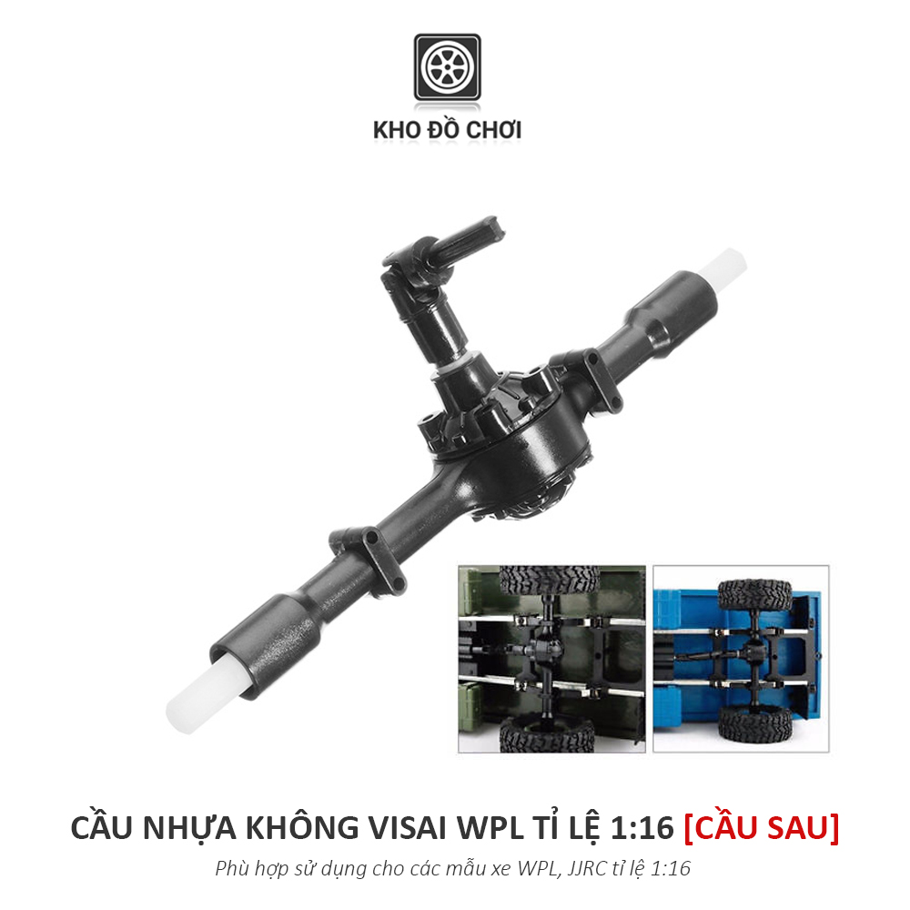 Cầu nhựa không visai WPL tỉ lệ 1:16 (13CM)