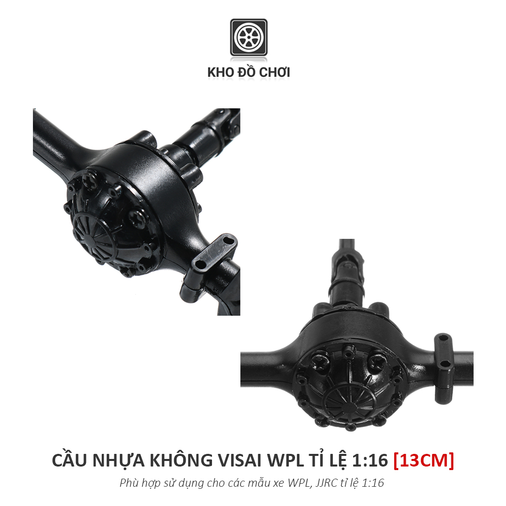 Cầu nhựa không visai WPL tỉ lệ 1:16 (13CM)