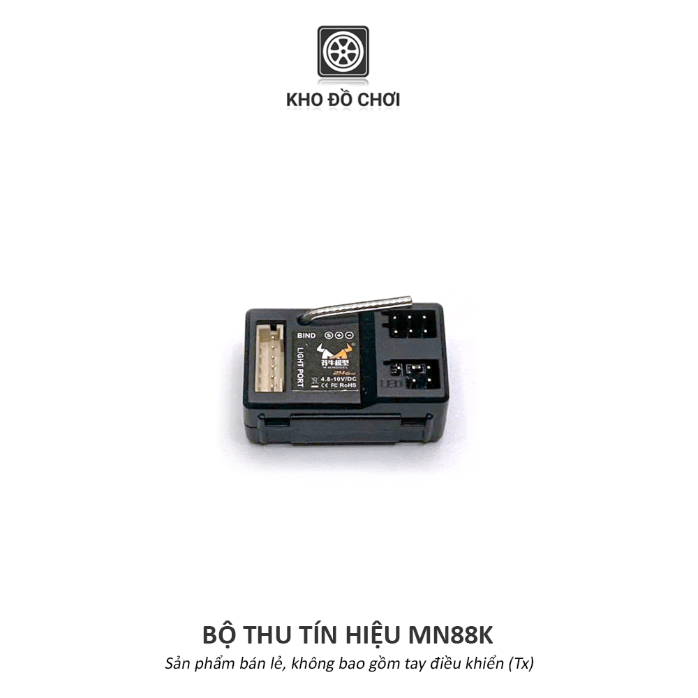 Bộ điều khiển MN88K/7A 2.4Ghz 2 kênh (Nâng cấp xe MN99s, MN82, MN78, MN168,...)