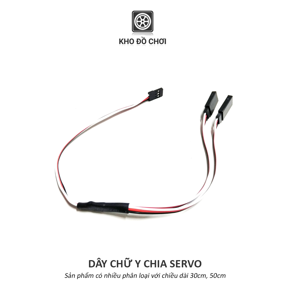 Dây chia chữ Y chia chân cắm Servo từ 1 ra 2 (30/50cm)