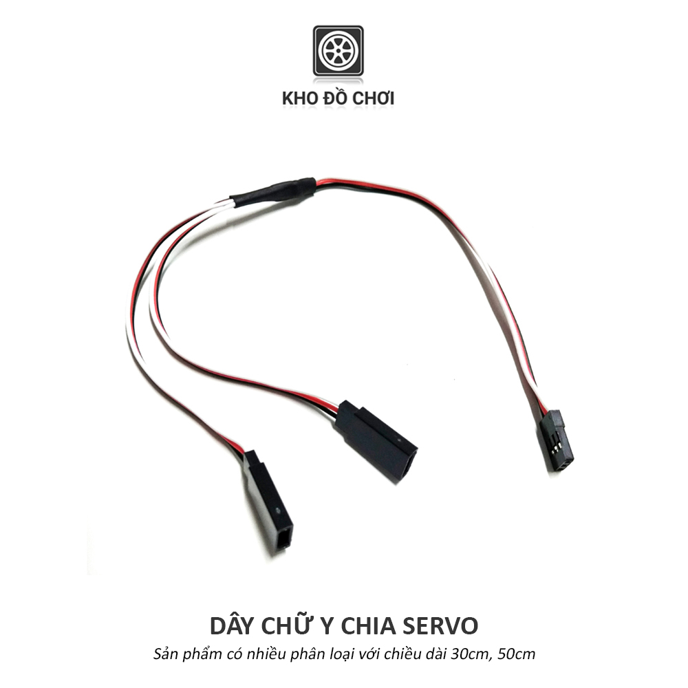 Dây chia chữ Y chia chân cắm Servo từ 1 ra 2 (30/50cm)