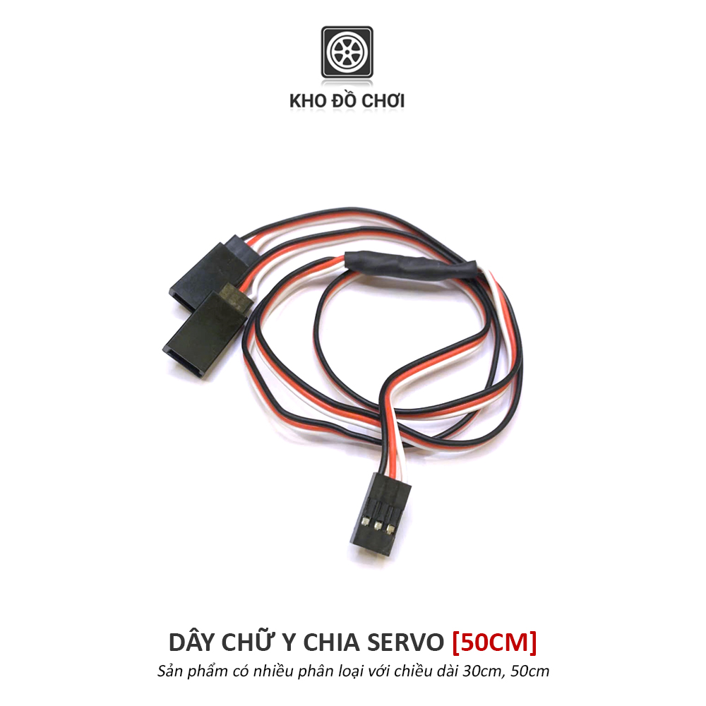 Dây chia chữ Y chia chân cắm Servo từ 1 ra 2 (30/50cm)