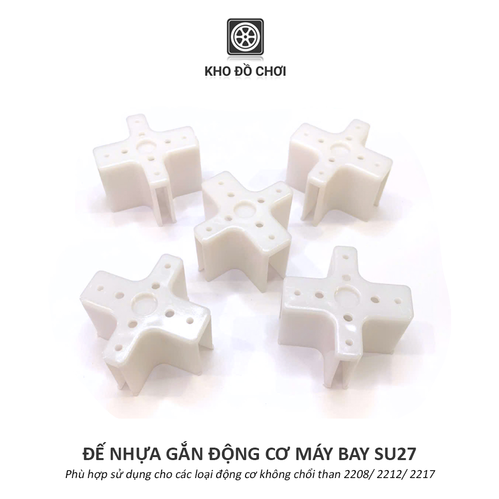Đế nhựa gắn động cơ máy bay Su27 (Brushless Motor 2208/ 2212/ 2217)